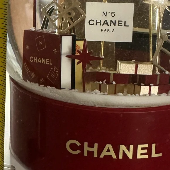Chanel Holiday Snow Globe with Red Base - Picture 2 of 6